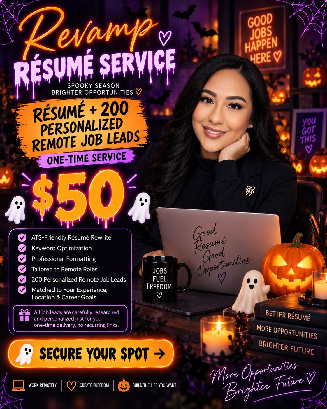 Revamp Résumé + 200 Personalized Remote Job Leads — One-Time Service 72 hr Turn around
