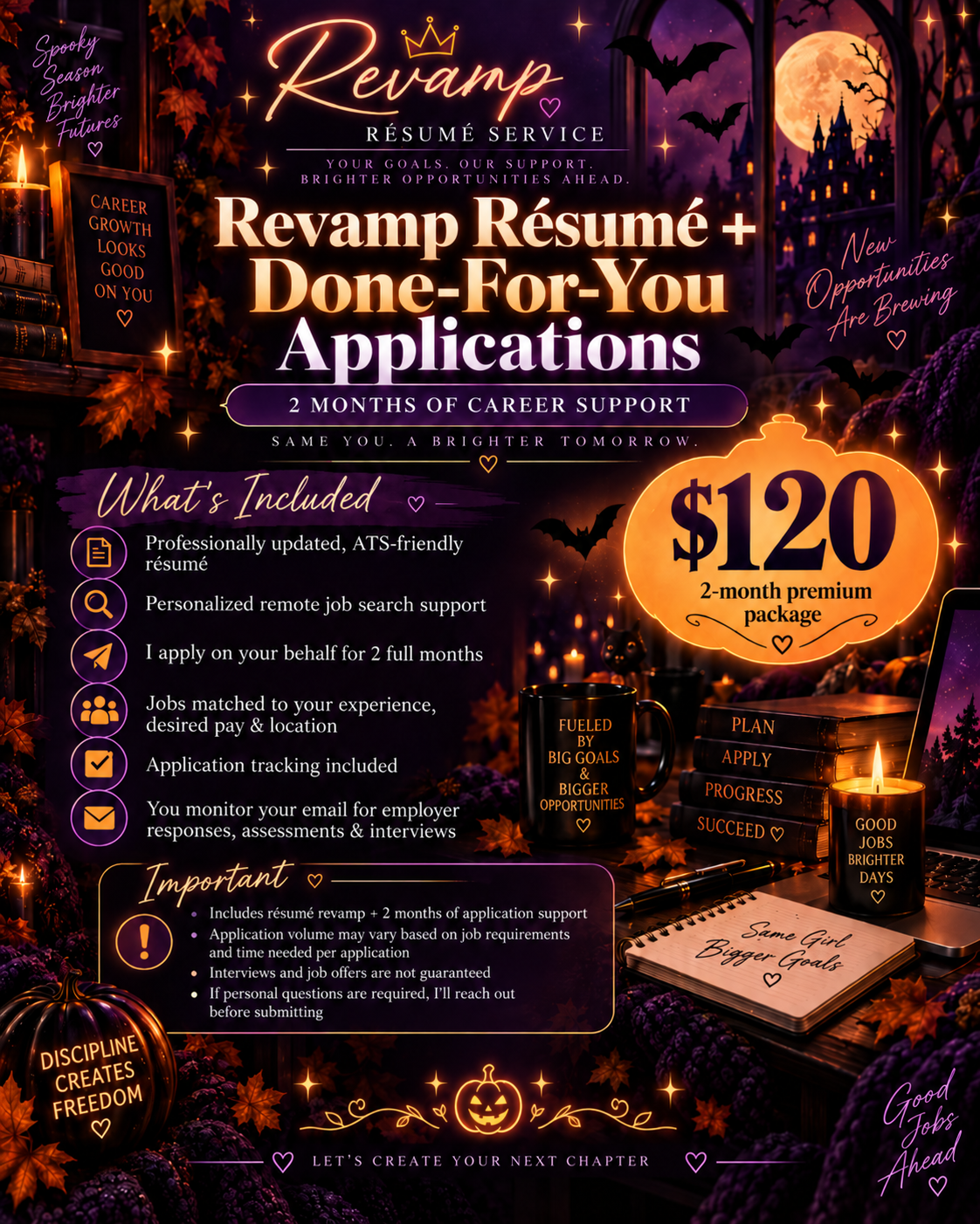 Done-For-You Revamp + Job Application Service
